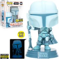 Funko - Star Wars: The Mandalorian Hologram Glow-in-the-Dark Pop! - EE Exclusive