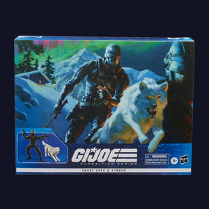 G.I. Joe - Classified Series - Snake Eyes & Timber (IN STOCK, RIBBON IS GLITCHED) no