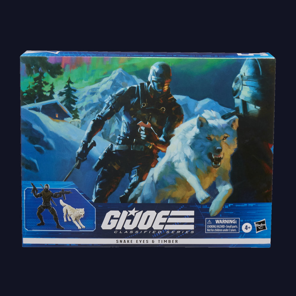 G.I. Joe - Classified Series - Snake Eyes & Timber (IN STOCK, RIBBON IS GLITCHED)